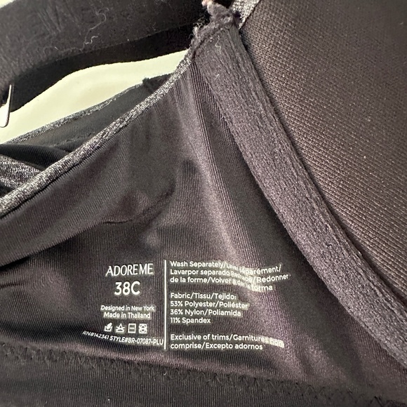 Adore Me Grey Underwire Push Up Bra - Picture 4 of 4